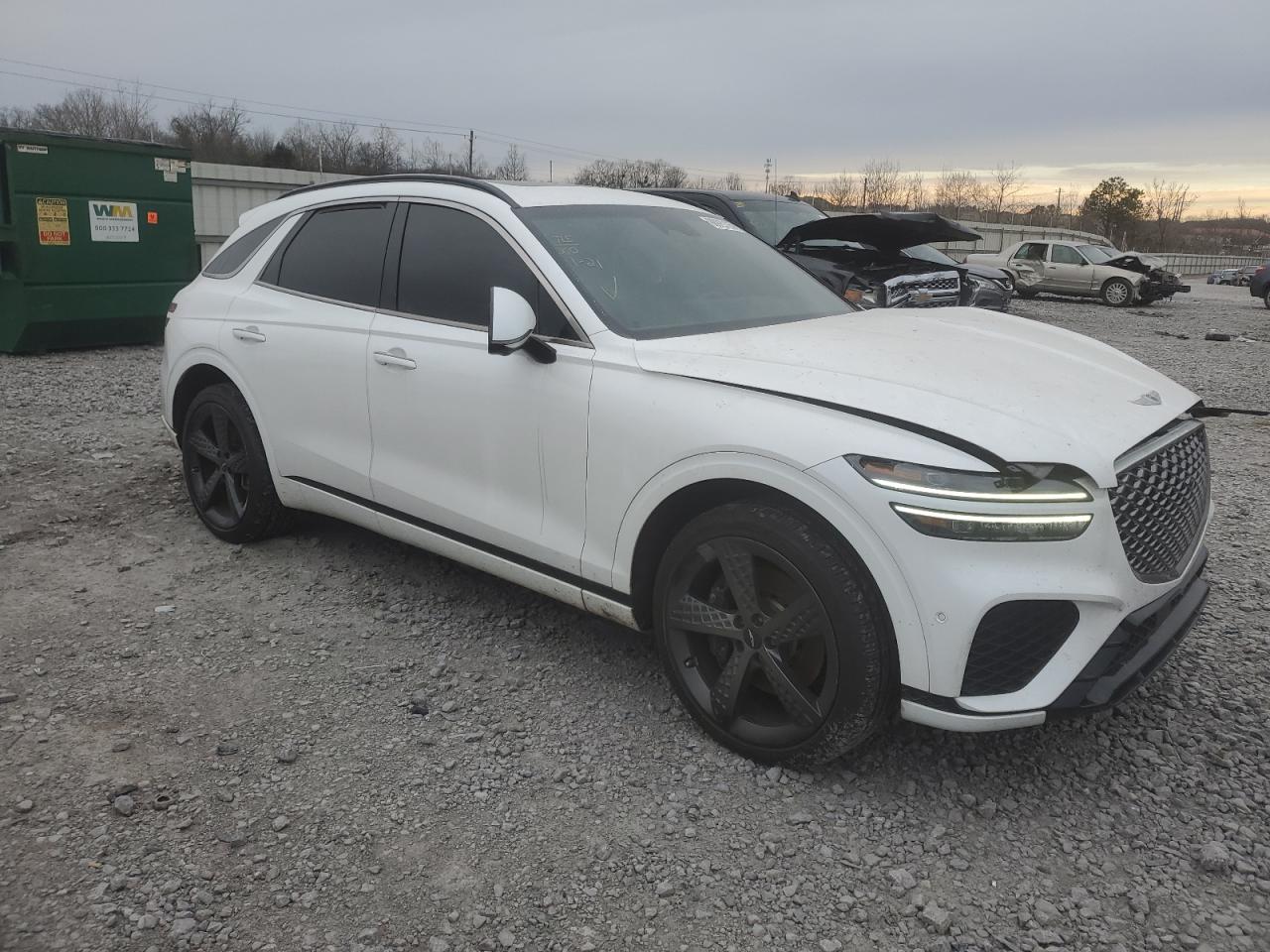2022 Genesis Gv70 VIN KMUMCDTC8NU011251 Copart auction photo, front end damage thumbnail 4