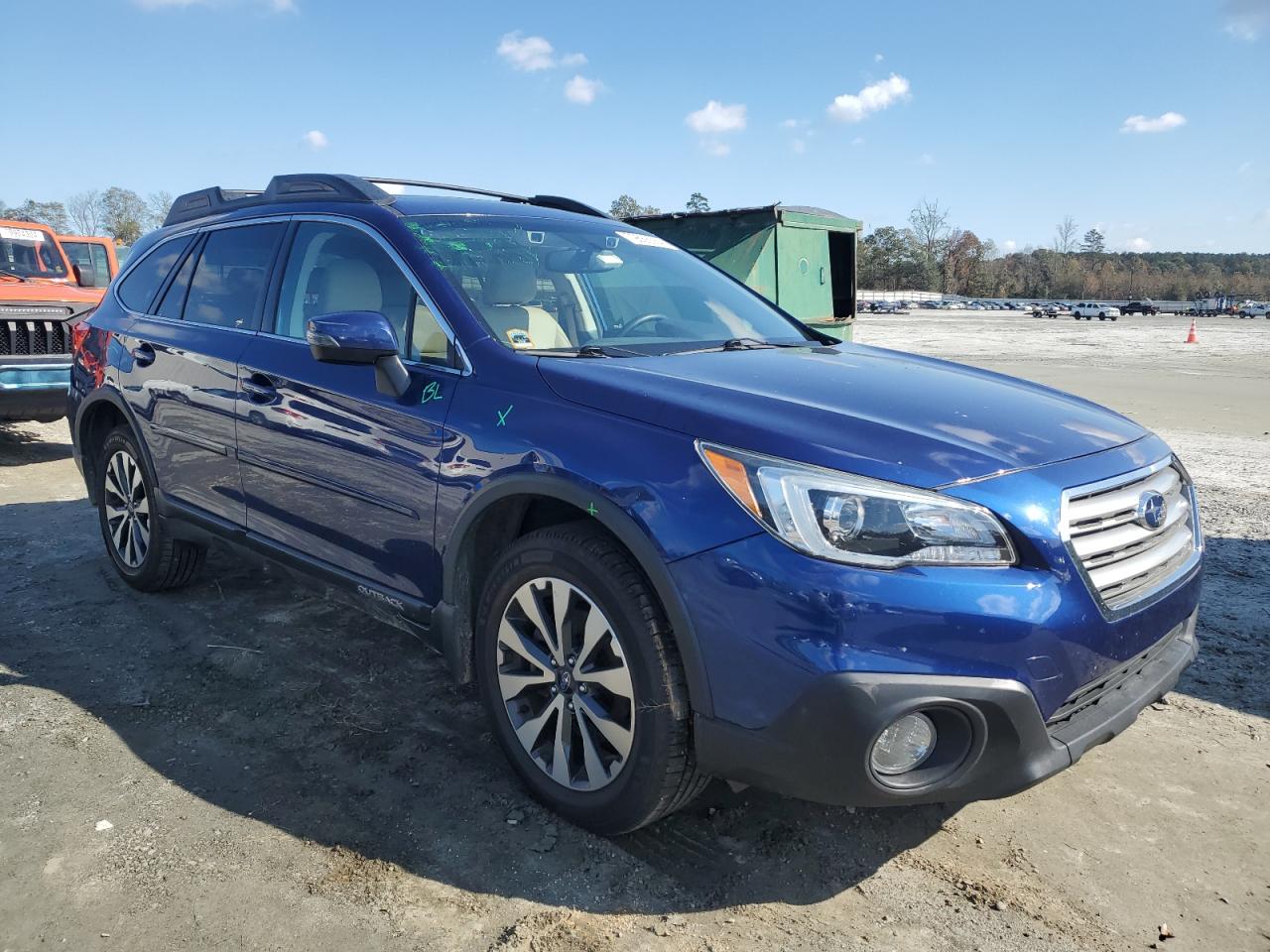 2015 Subaru Outback VIN 4S4BSBNC0F3344903 Copart auction photo, side / minor dent/scratches damage thumbnail 4