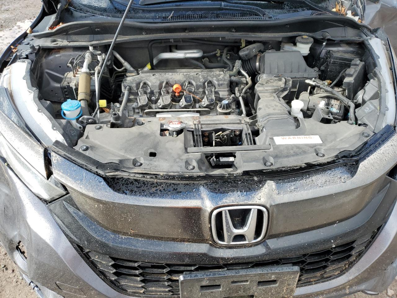 2019 Honda HR-V VIN 3CZRU6H13KG705556 Copart auction photo, front end / side damage thumbnail 14