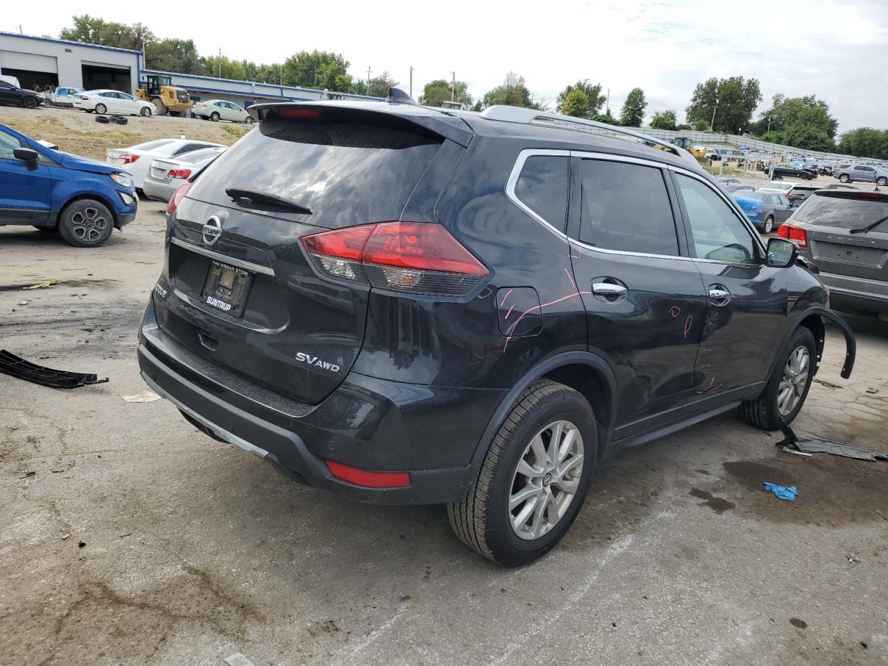 2020 Nissan Rogue VIN JN8AT2MV0LW132629 Copart auction photo, front end damage thumbnail 3