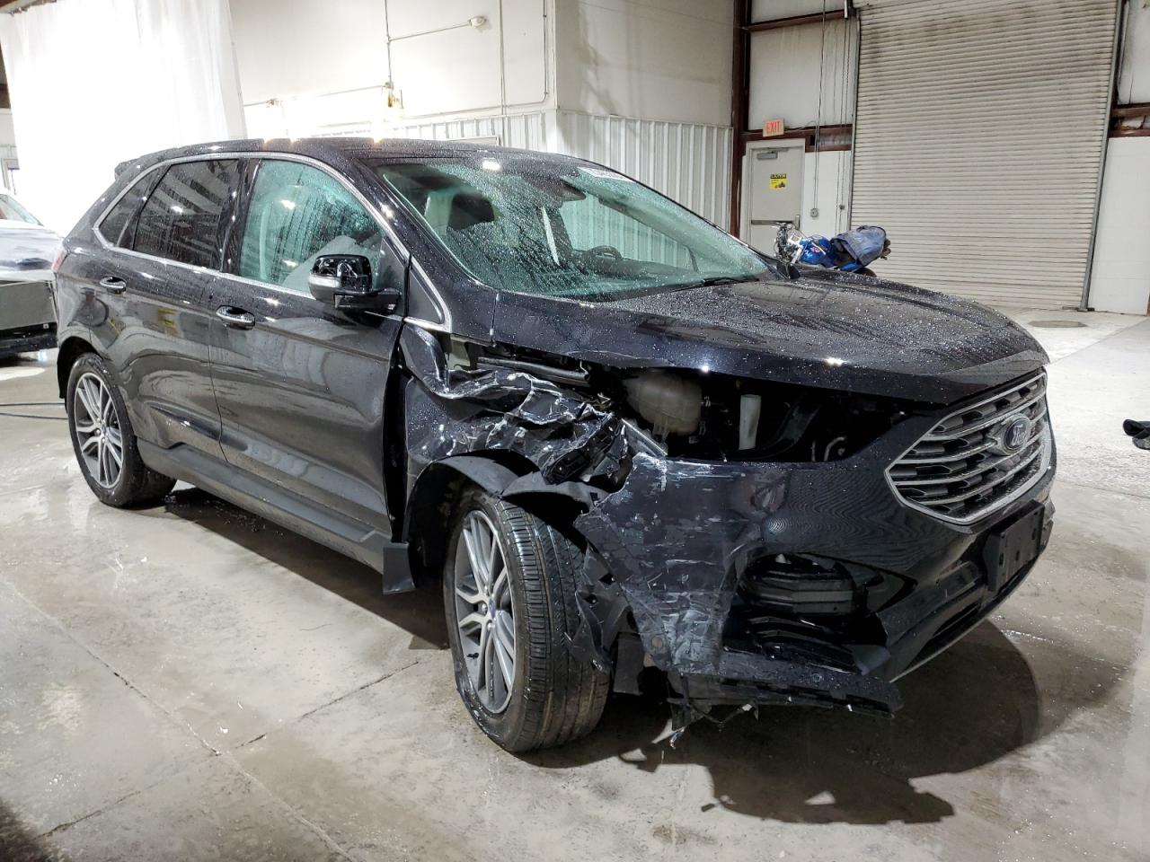 2021 Ford Edge VIN 2FMPK4K92MBA18897 Copart auction photo, rear end / side damage thumbnail 4