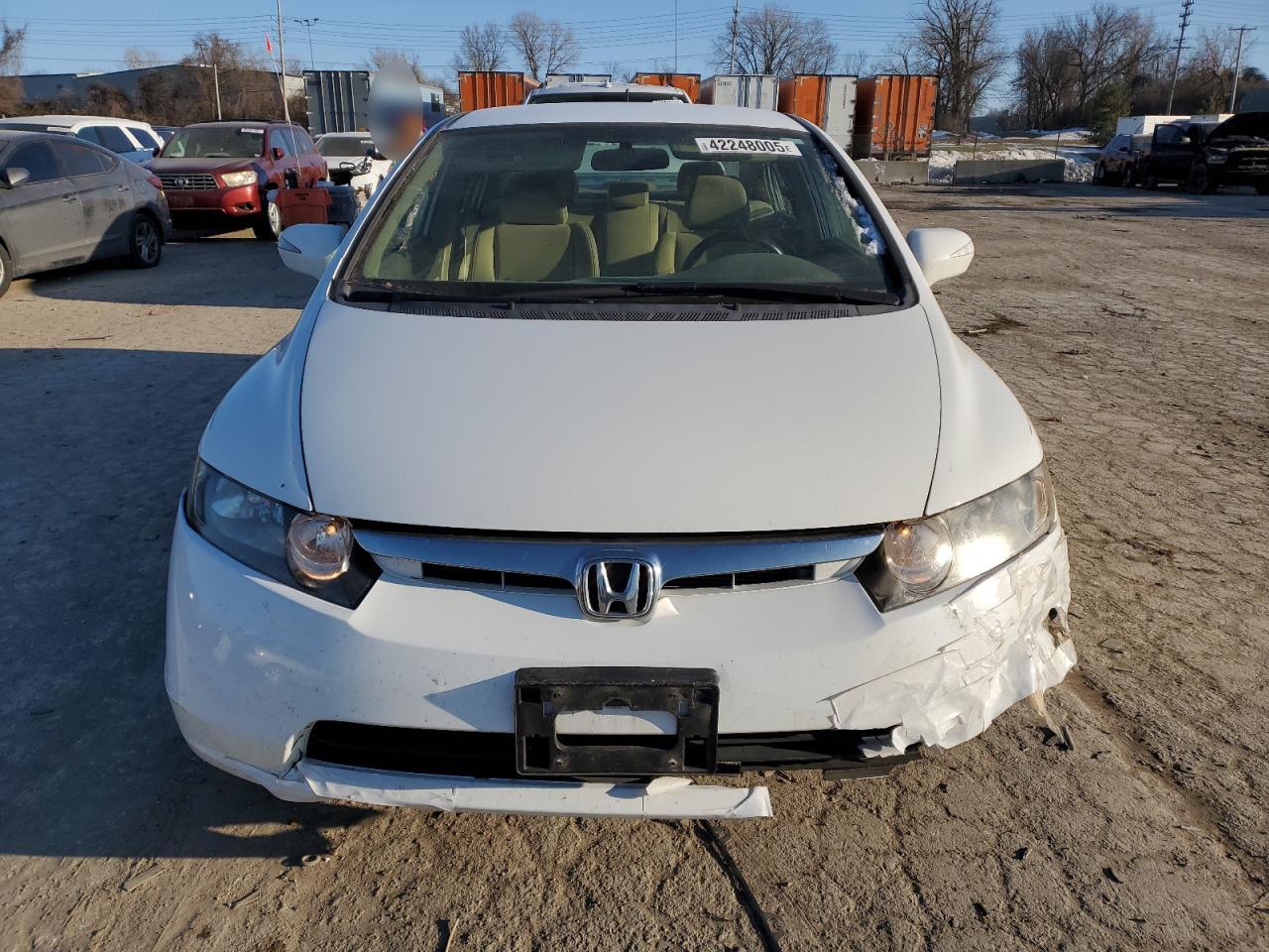 2007 Honda Civic VIN JHMFA36227S009636 Copart auction photo, front end / normal wear damage thumbnail 5
