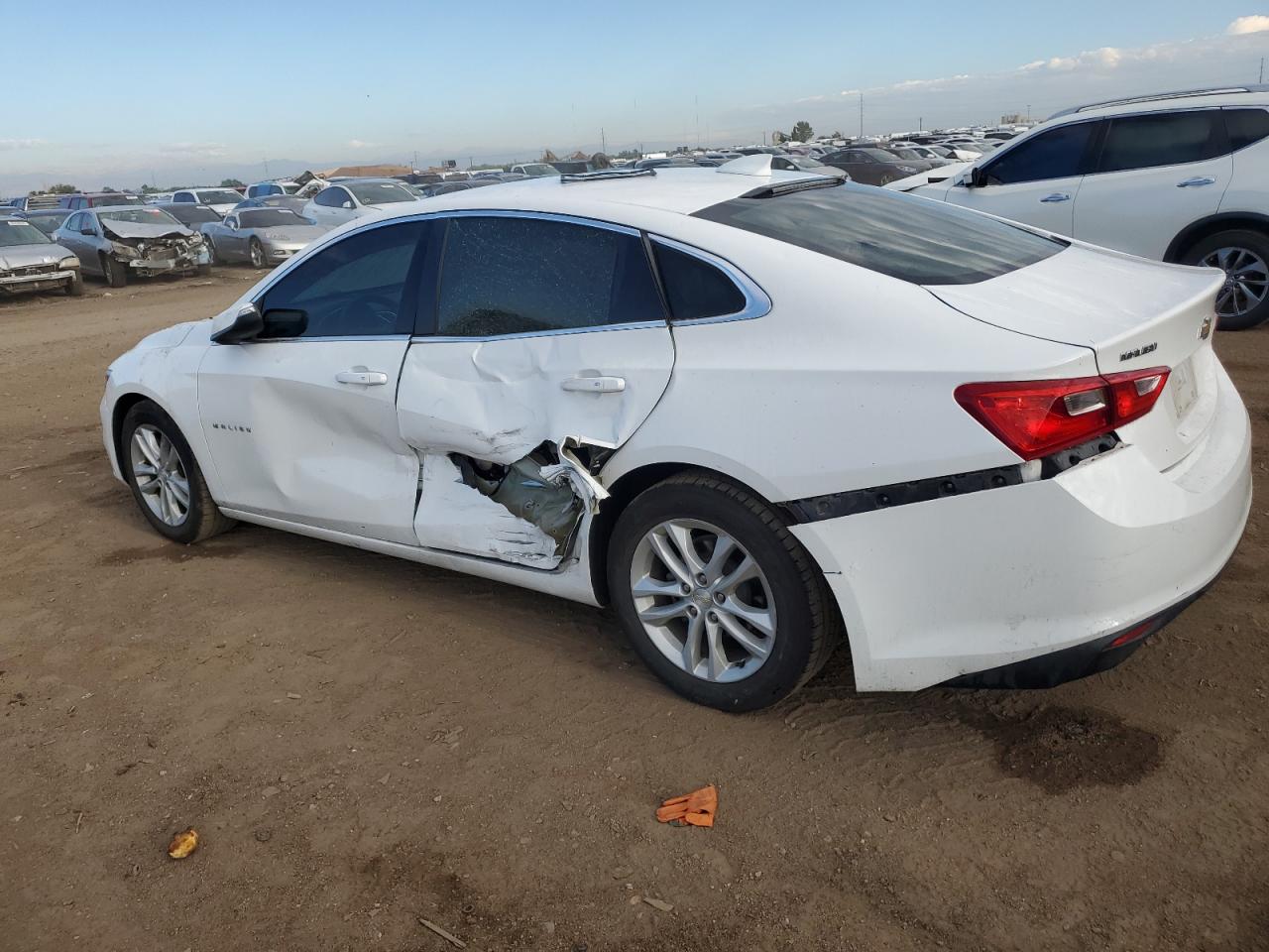 2018 Chevrolet Malibu VIN 1G1ZD5ST7JF270995 Copart auction photo, side damage thumbnail 2