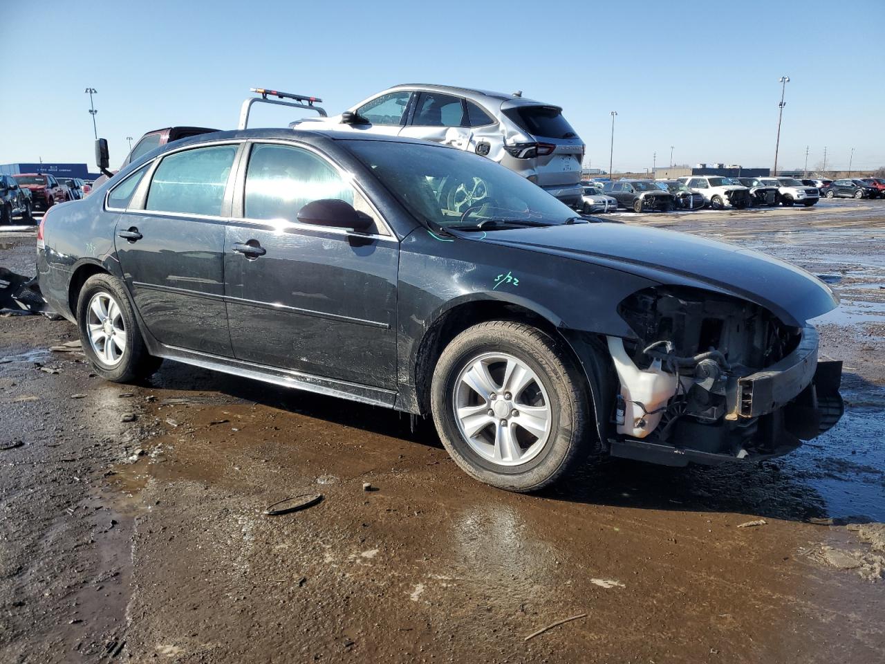 2013 Chevrolet Impala VIN 2G1WF5E3XD1248087 Copart auction photo, front end damage thumbnail 4