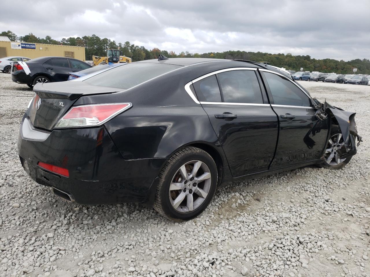 2009 Acura TL VIN 19UUA86209A024300 Copart auction photo, front end / rear end damage thumbnail 3