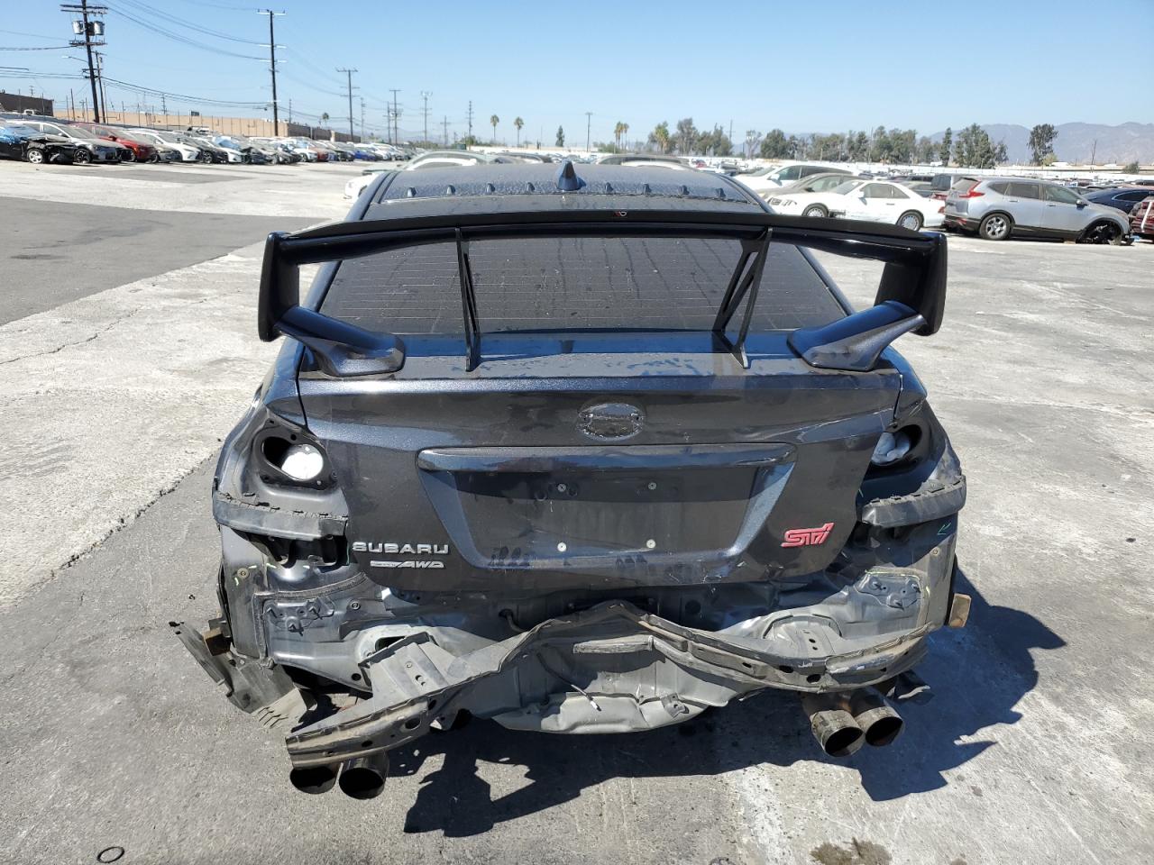 2019 Subaru WRX VIN JF1VA2S64K9811739 Copart auction photo, front end / rear end damage thumbnail 6