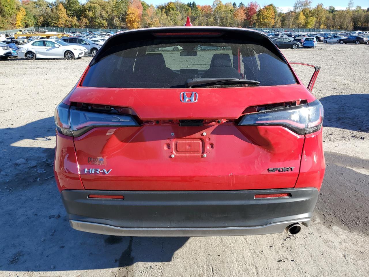 2024 Honda HR-V VIN 3CZRZ2H56RM713109 Copart auction photo, side / front end damage thumbnail 6