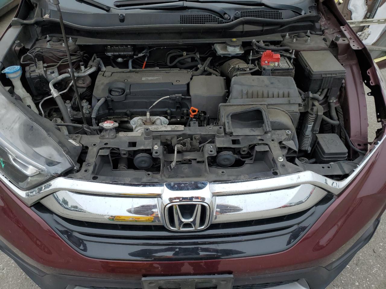2018 Honda CR-V VIN 2HKRW5H33JH418218 Copart auction photo, side / front end damage thumbnail 12