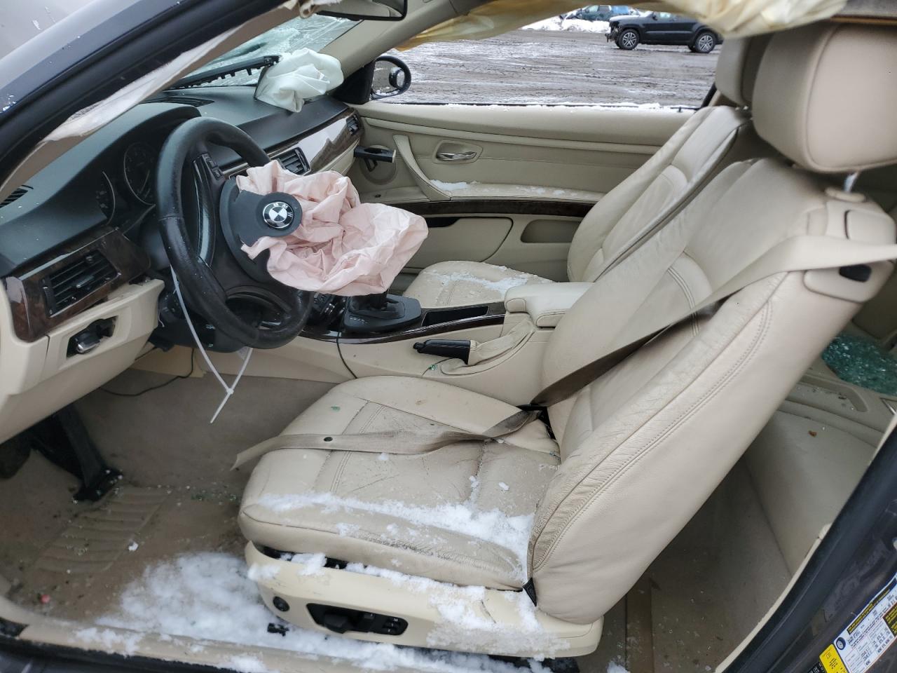 2009 BMW 3er VIN WBAWV53519P079602 Copart auction photo, all over / front end damage thumbnail 7