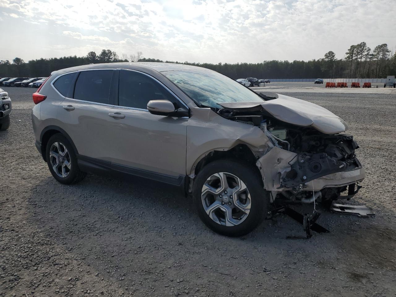 2018 Honda CR-V VIN 2HKRW1H86JH522044 Copart auction photo, front end damage thumbnail 4