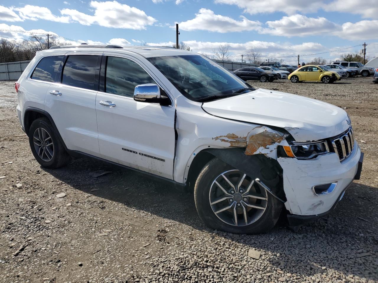 2020 Jeep Grand Cherokee VIN 1C4RJFBG6LC217959 Copart auction photo, front end / side damage thumbnail 4