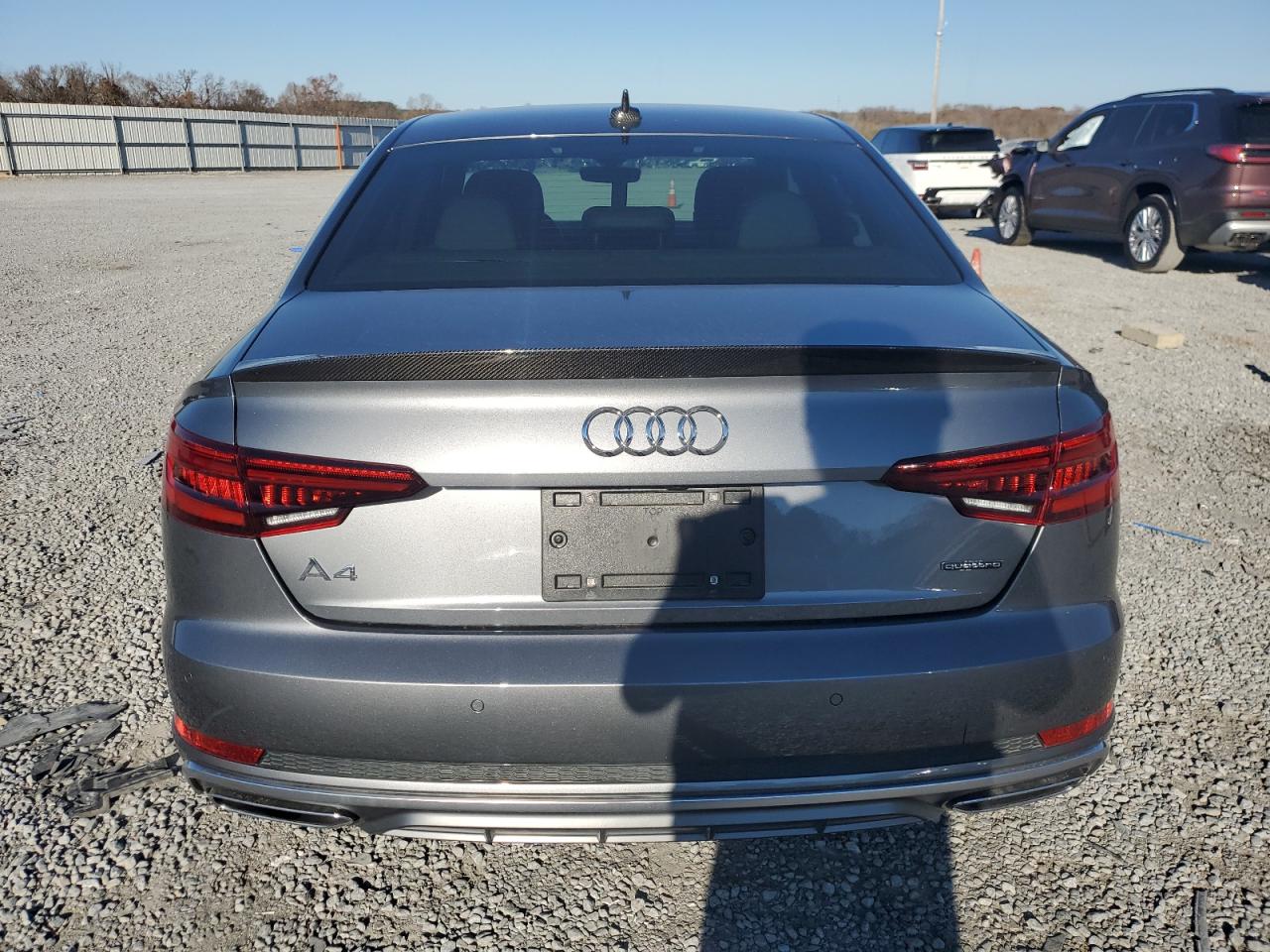 2019 Audi A4 VIN WAUENAF41KA007766 Copart auction photo, side / minor dent/scratches damage thumbnail 6