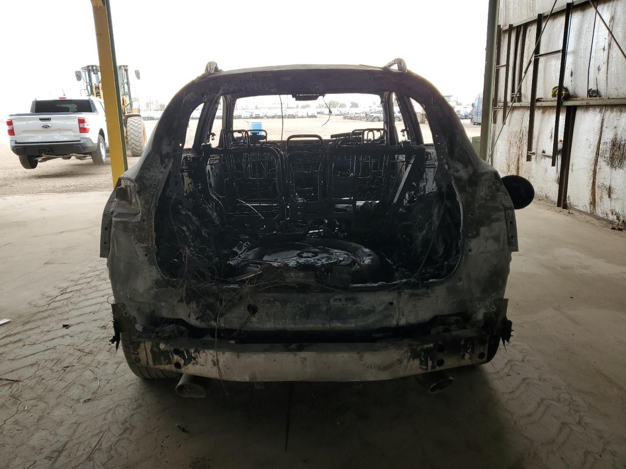 2014 Infiniti QX50 VIN JN1BJ0HP7EM210105 Copart auction photo, burn damage thumbnail 6
