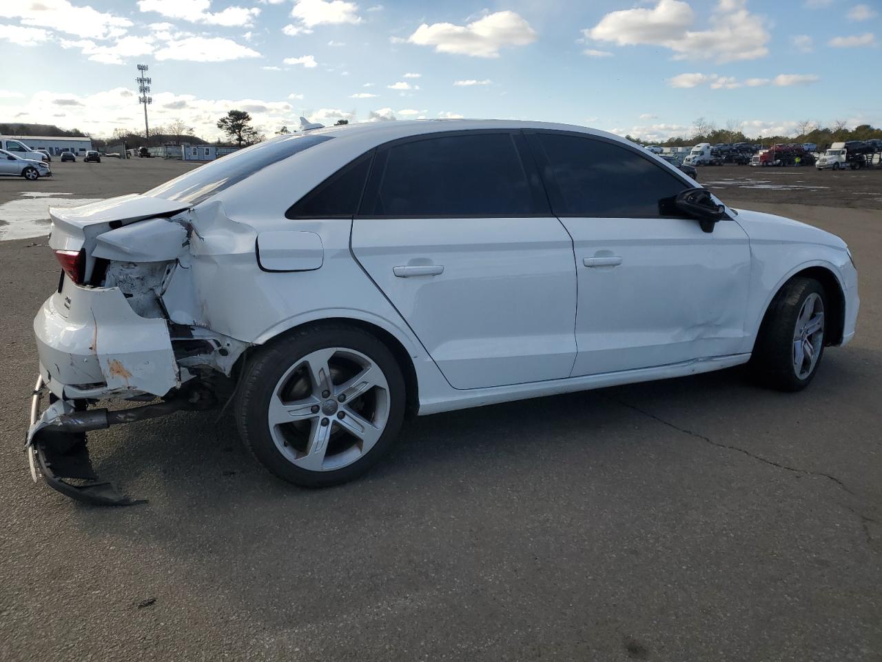 2018 Audi A3 VIN WAUB8GFF7J1045189 Copart auction photo, all over damage thumbnail 3