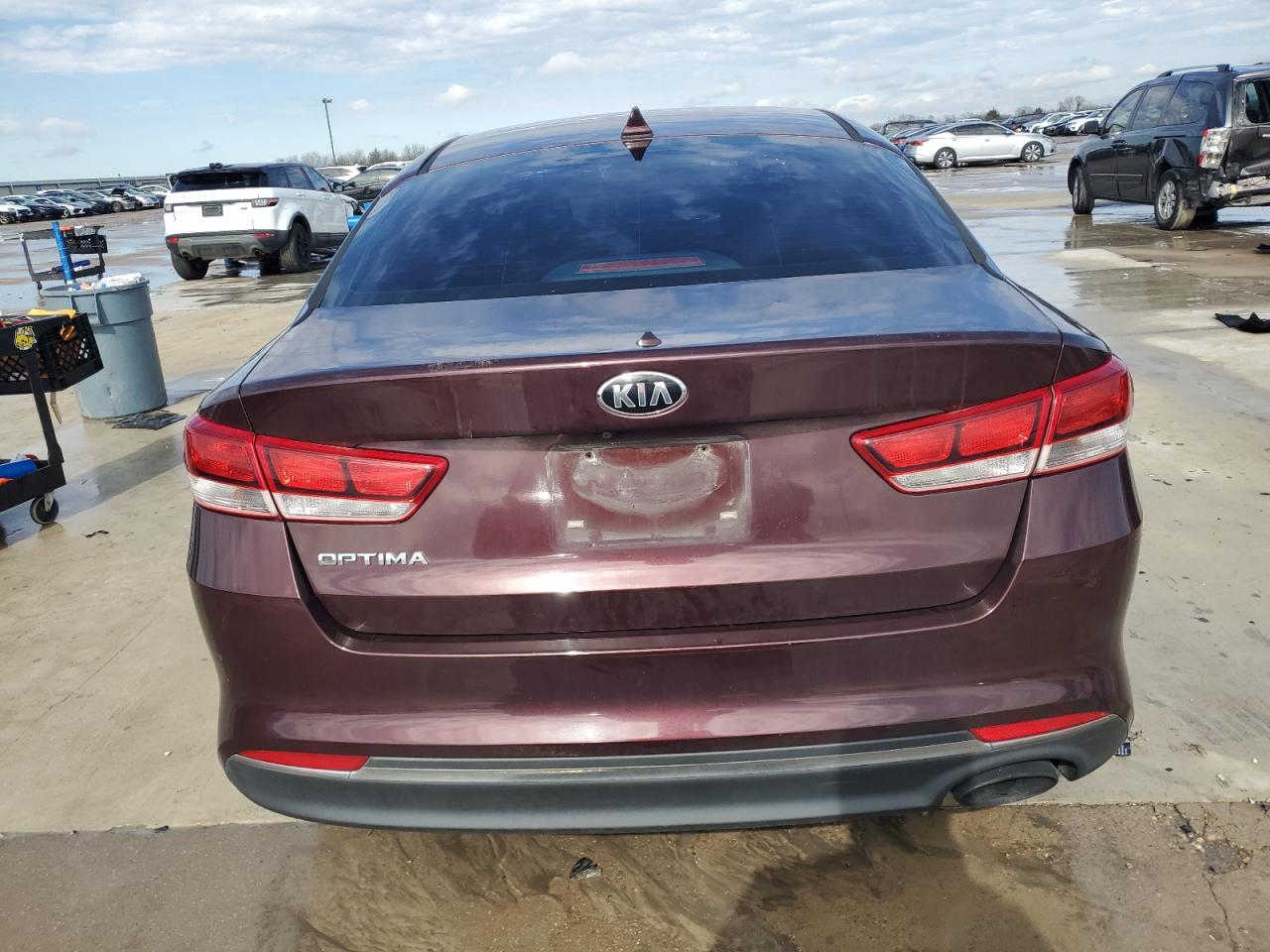 2016 KIA Optima VIN 5XXGT4L37GG074611 Copart auction photo, mechanical damage thumbnail 6