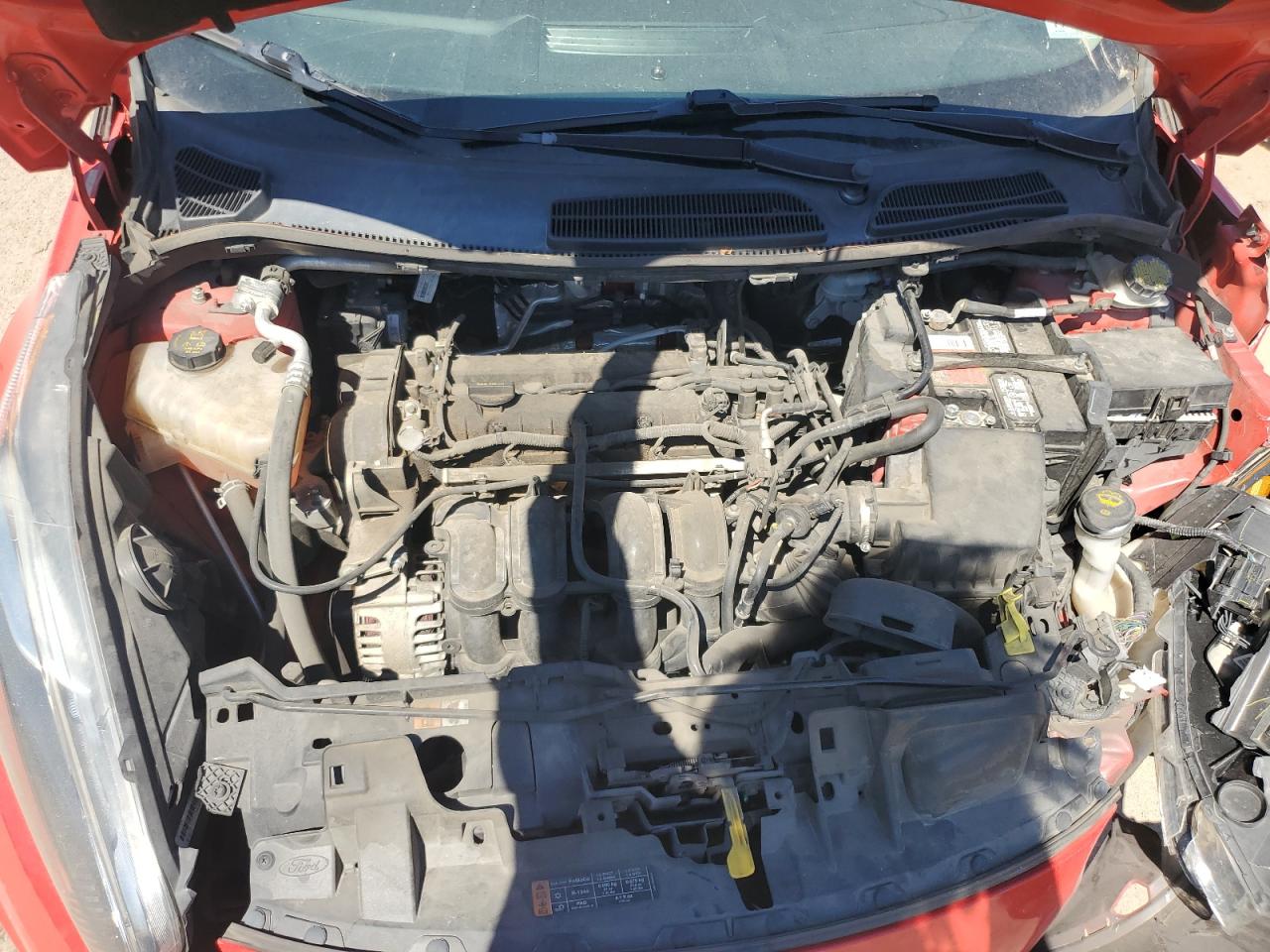2015 Ford Fiesta VIN 3FADP4BJ4FM135469 Copart auction photo, front end damage thumbnail 12