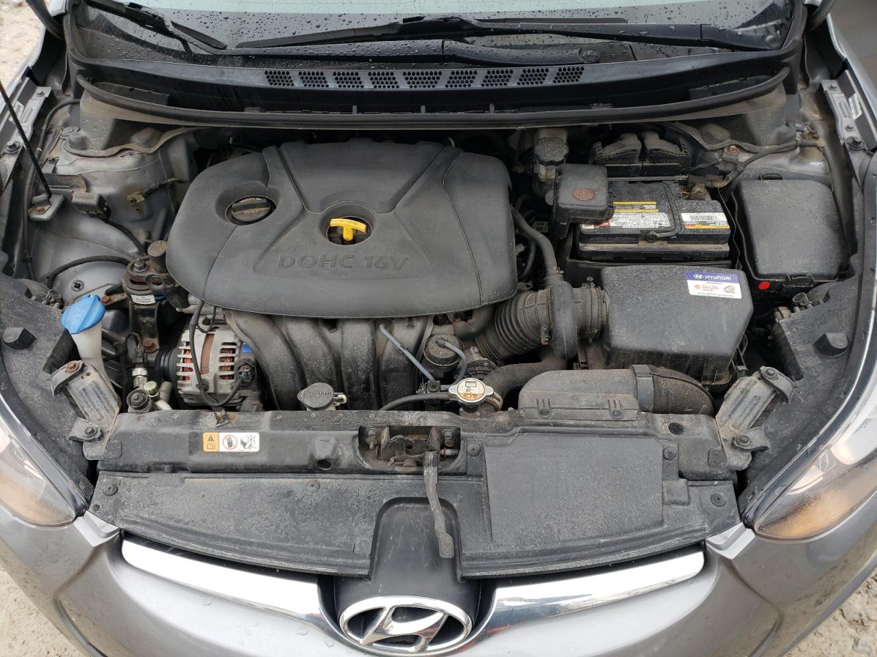 2015 Hyundai Elantra VIN KMHDH4AE4FU252715 Copart auction photo, rear end / front end damage thumbnail 12
