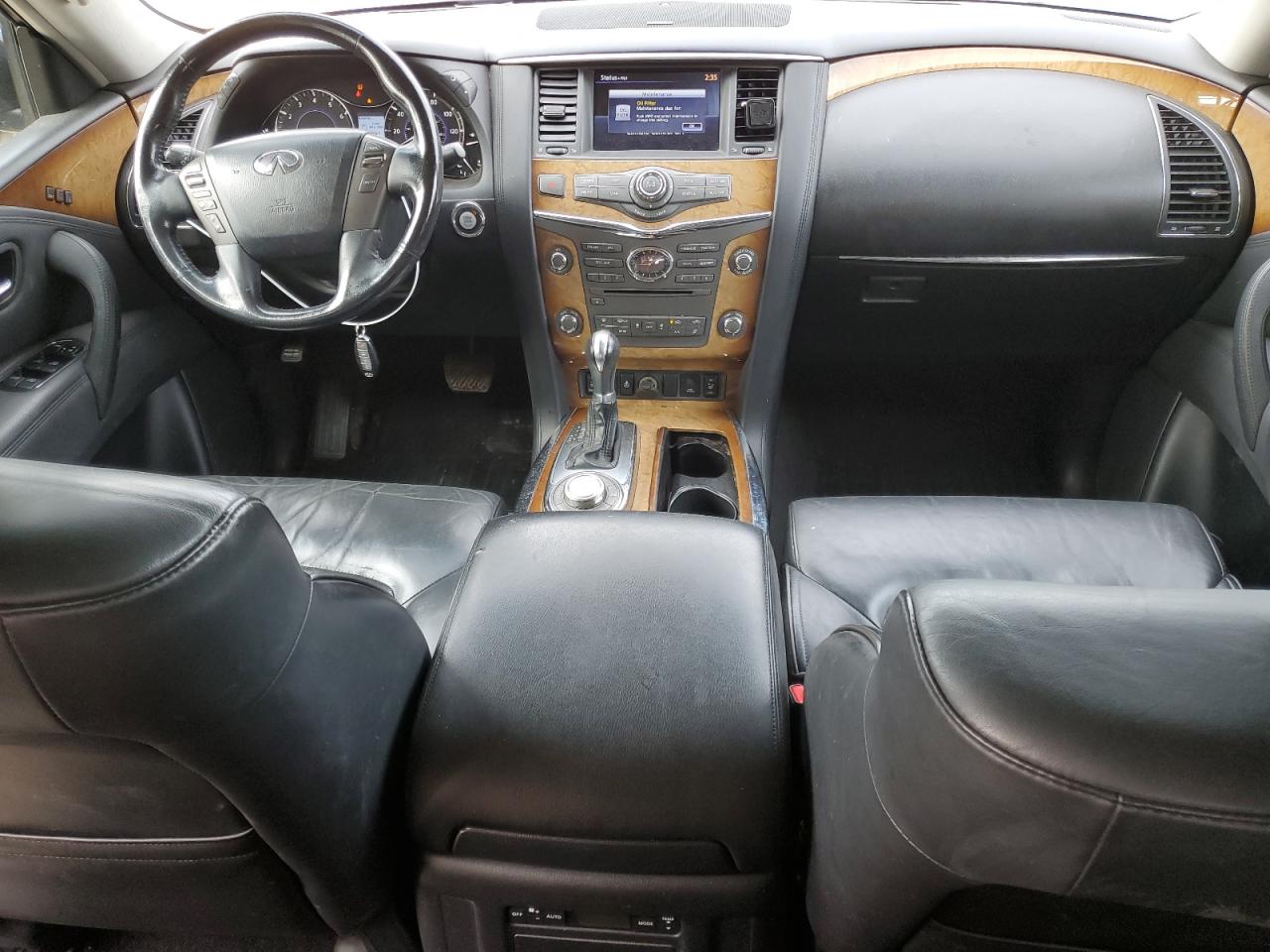2011 Infiniti QX56 VIN JN8AZ2NE9B9005517 Copart auction photo, front end damage thumbnail 8