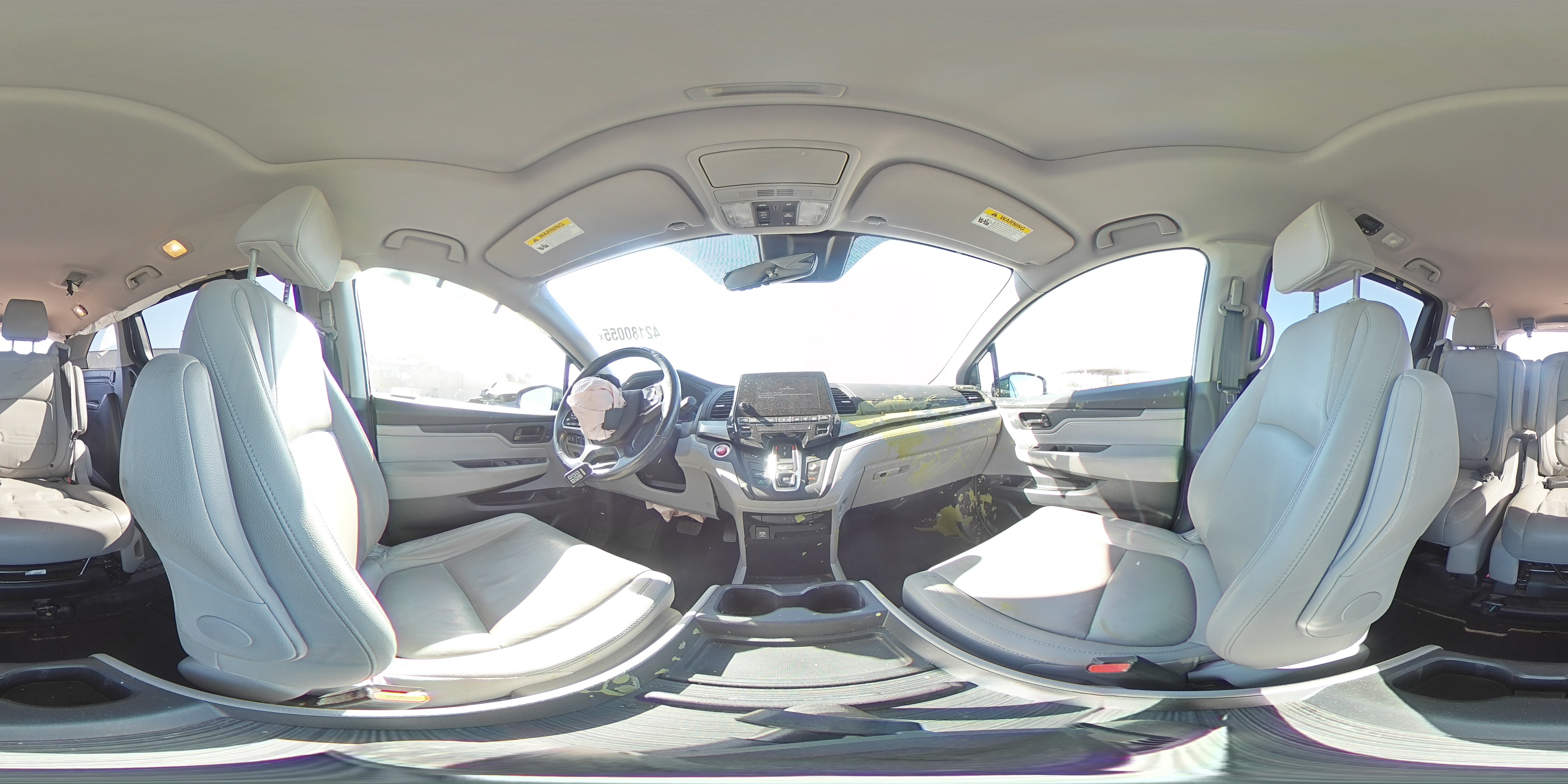 2019 Honda Odyssey VIN 5FNRL6H74KB054747 Copart auction photo, front end / rear end damage thumbnail 13