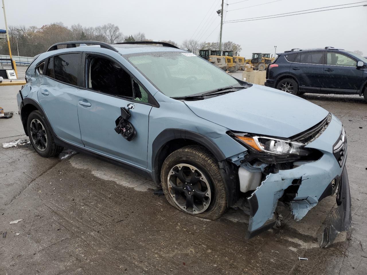 2021 Subaru XV VIN JF2GTAEC0M8270045 Copart auction photo, side / front end damage thumbnail 4