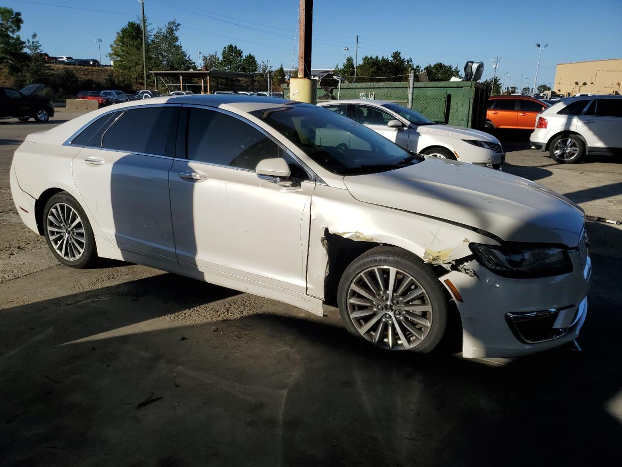 2017 Lincoln MKZ VIN 3LN6L5A93HR614866 Copart auction photo, front end damage thumbnail 4