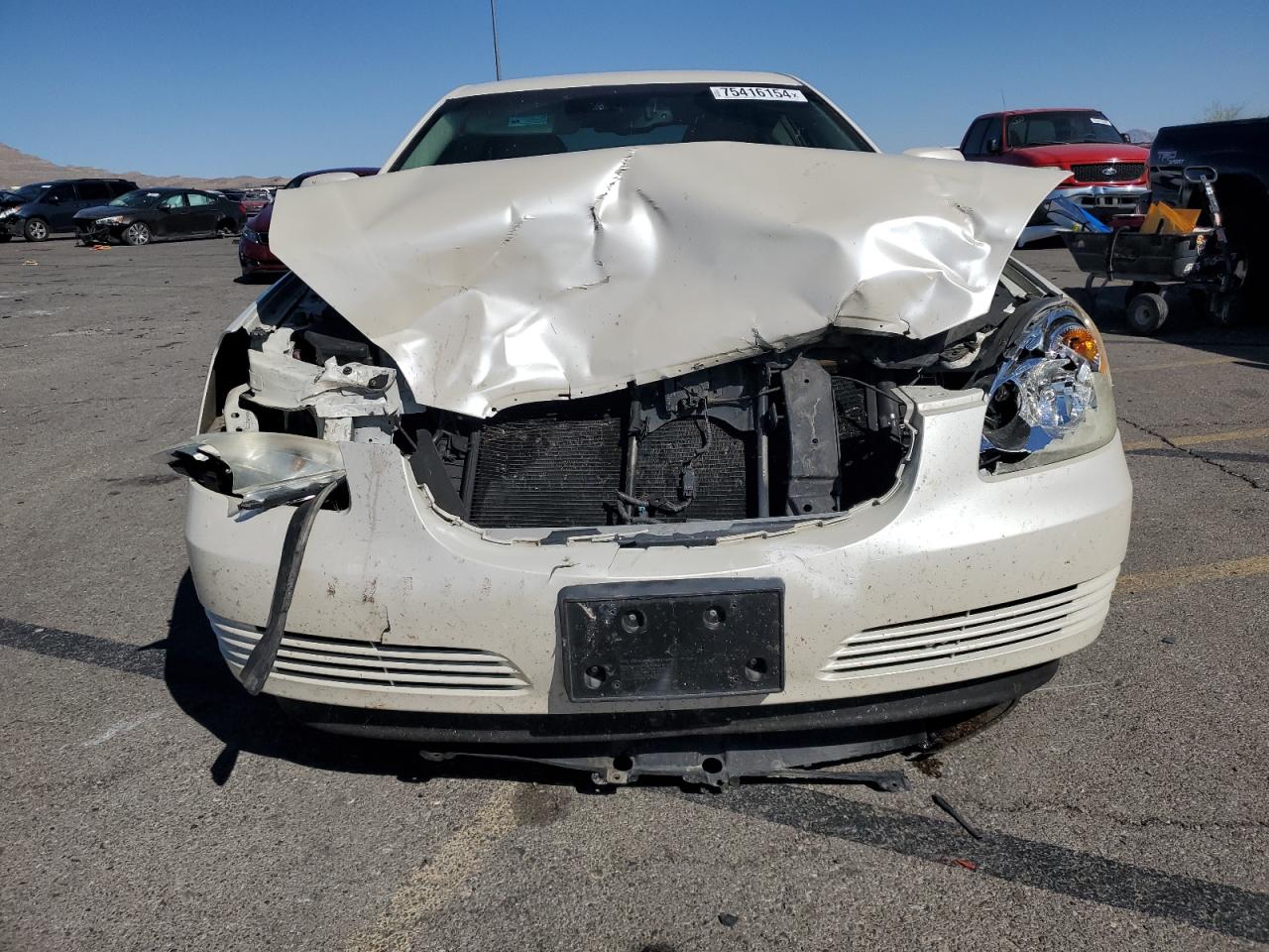 2009 Buick Lucerne VIN 1G4HD57139U122467 Copart auction photo, front end damage thumbnail 5