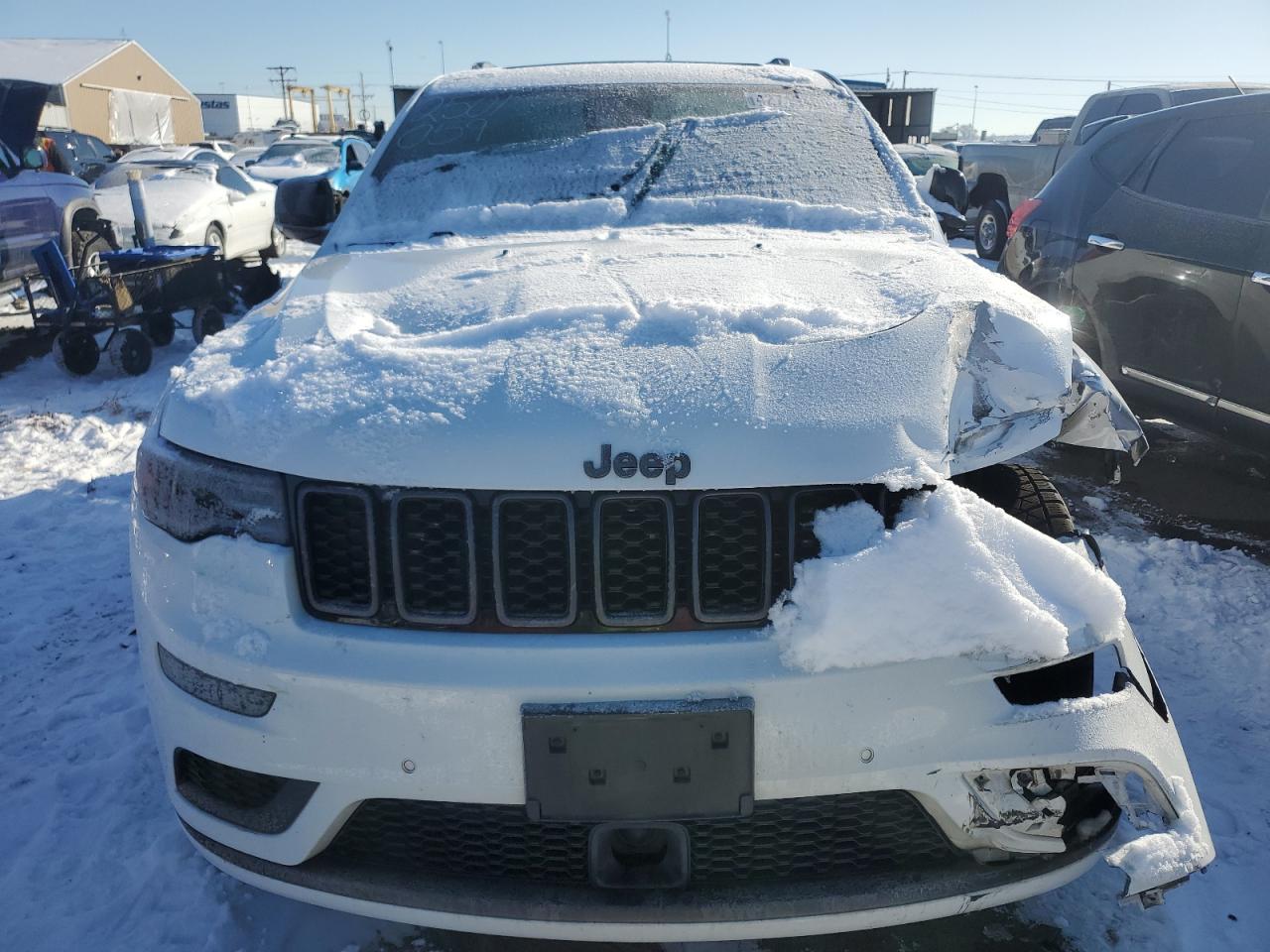 2020 Jeep Grand Cherokee VIN 1C4RJFBG2LC206120 Copart auction photo, front end / rear end damage thumbnail 5