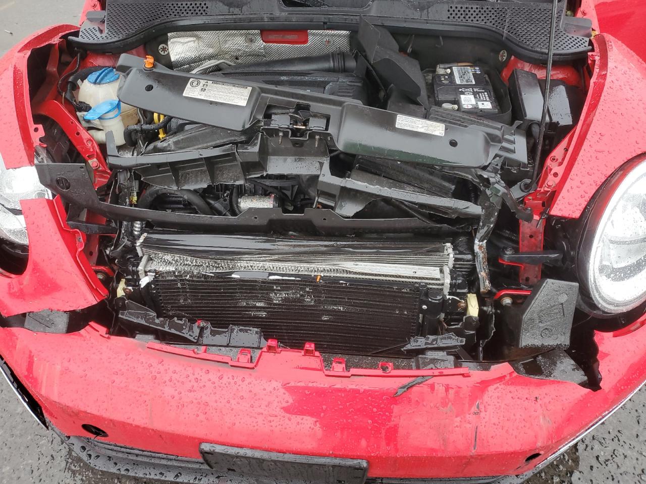 2013 Volkswagen Beetle VIN 3VW7T7AT4DM822520 Copart auction photo, front end damage thumbnail 12