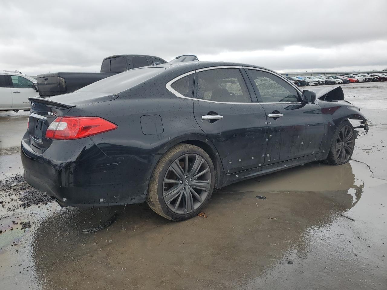 2011 Infiniti M VIN JN1AY1AP2BM520181 Copart auction photo, front end damage thumbnail 3