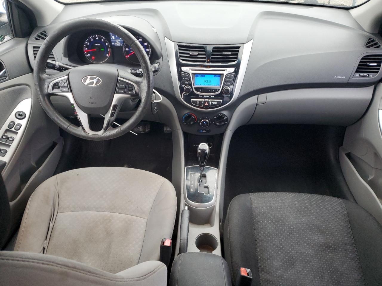 2013 Hyundai Accent VIN KMHCU5AE2DU091954 Copart auction photo, front end damage thumbnail 8