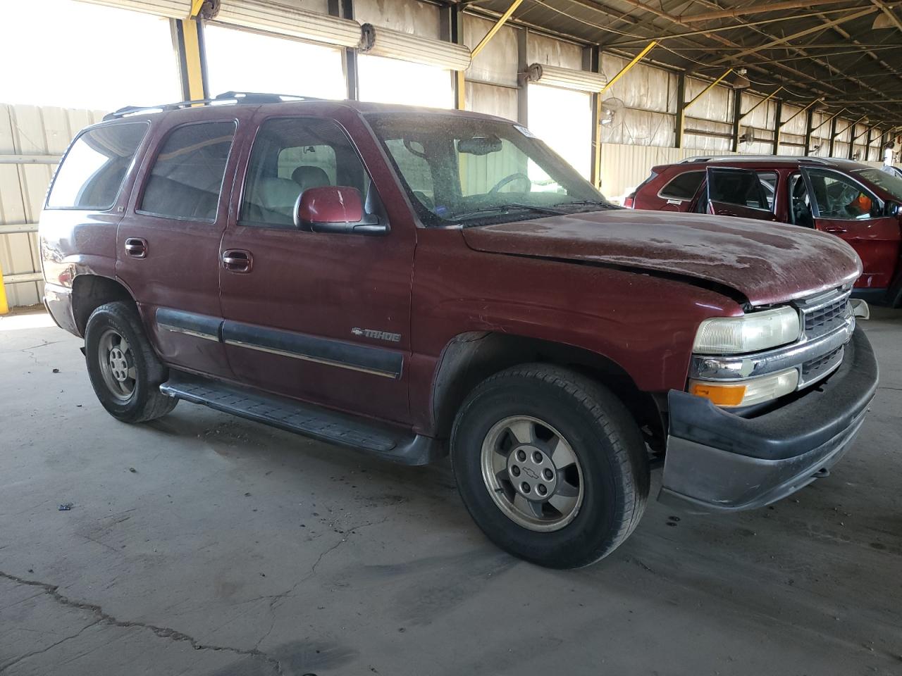 2001 Chevrolet Tahoe VIN 1GNEK13T11J179440 Copart auction photo, front end damage thumbnail 4