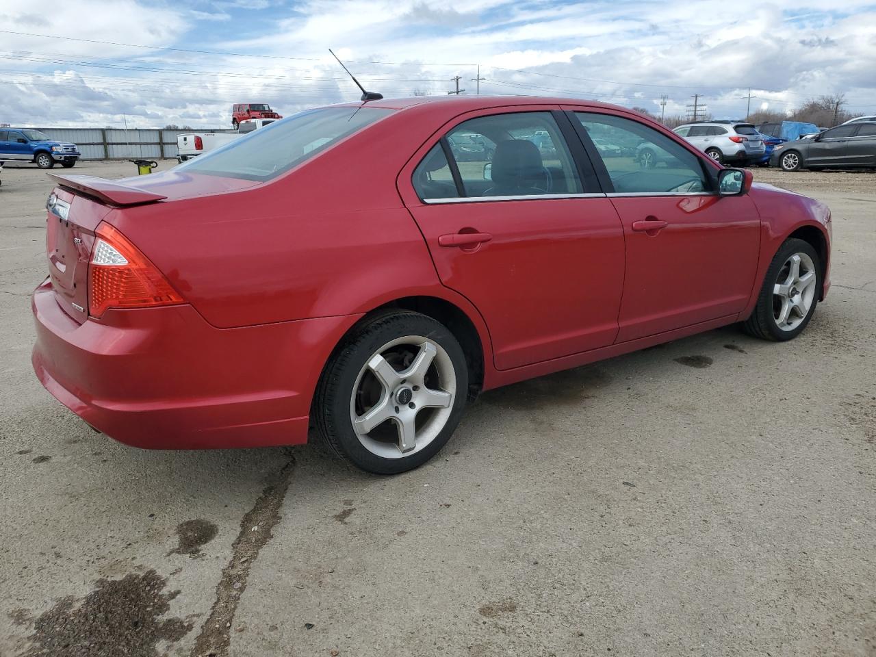 2012 Ford Fusion VIN 3FAHP0JG4CR301326 Copart auction photo, rear end / frame damage damage thumbnail 3