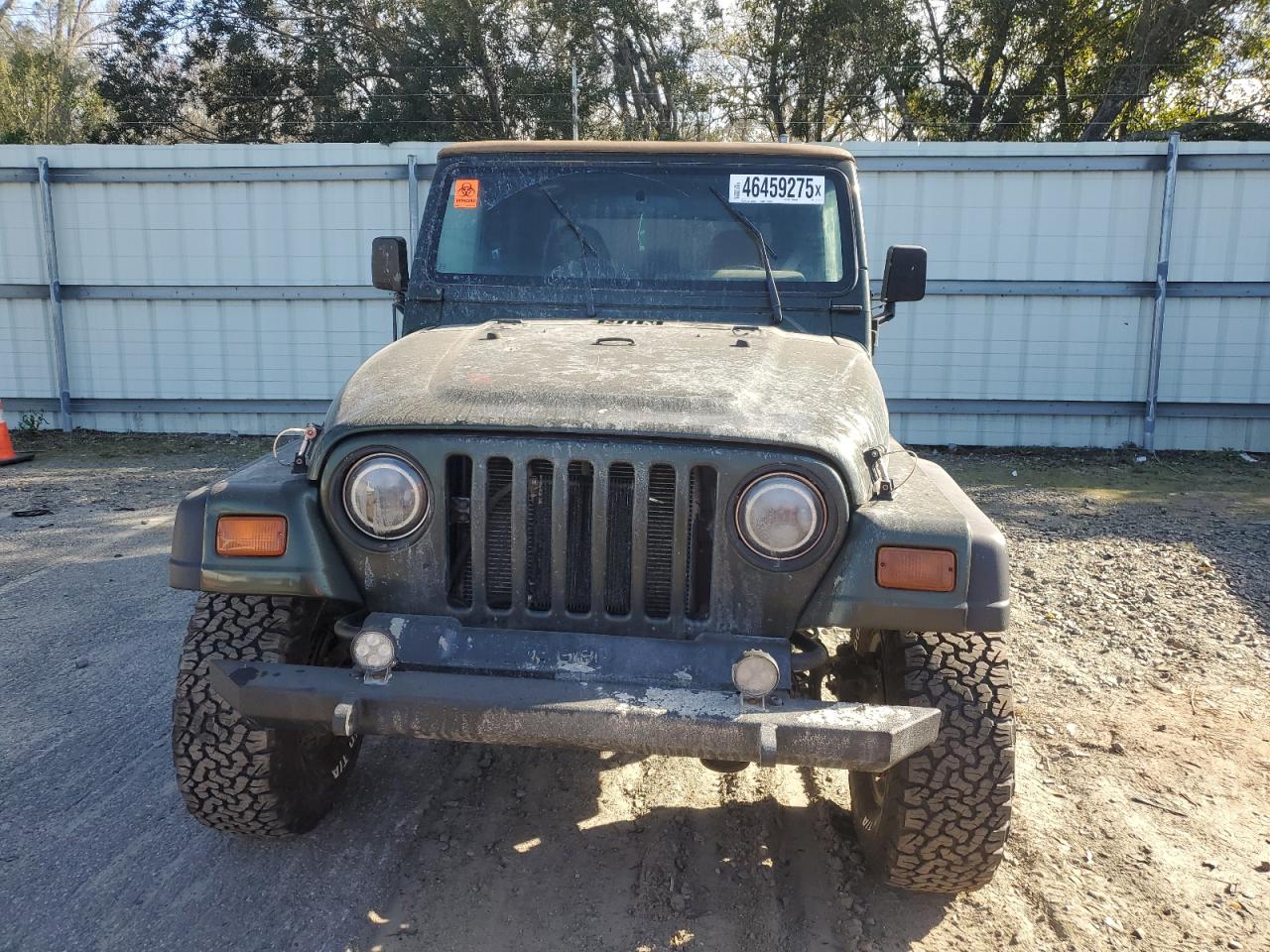 1998 Jeep Wrangler VIN 1J4FY19S0WP778077 Copart auction photo, minor dent/scratches damage thumbnail 6