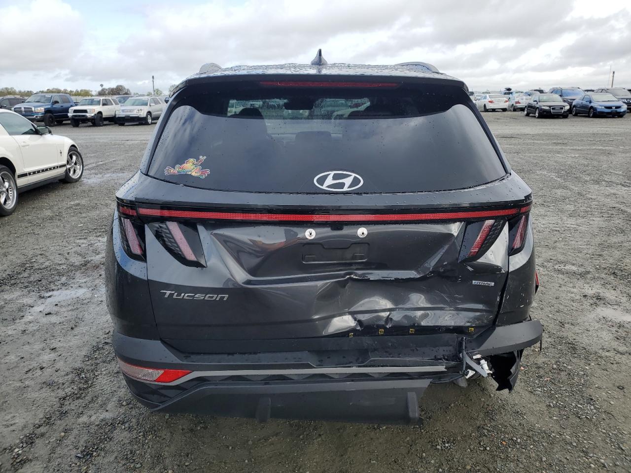 2023 Hyundai Tucson VIN 5NMJFCAE2PH220698 Copart auction photo, rear end damage thumbnail 6