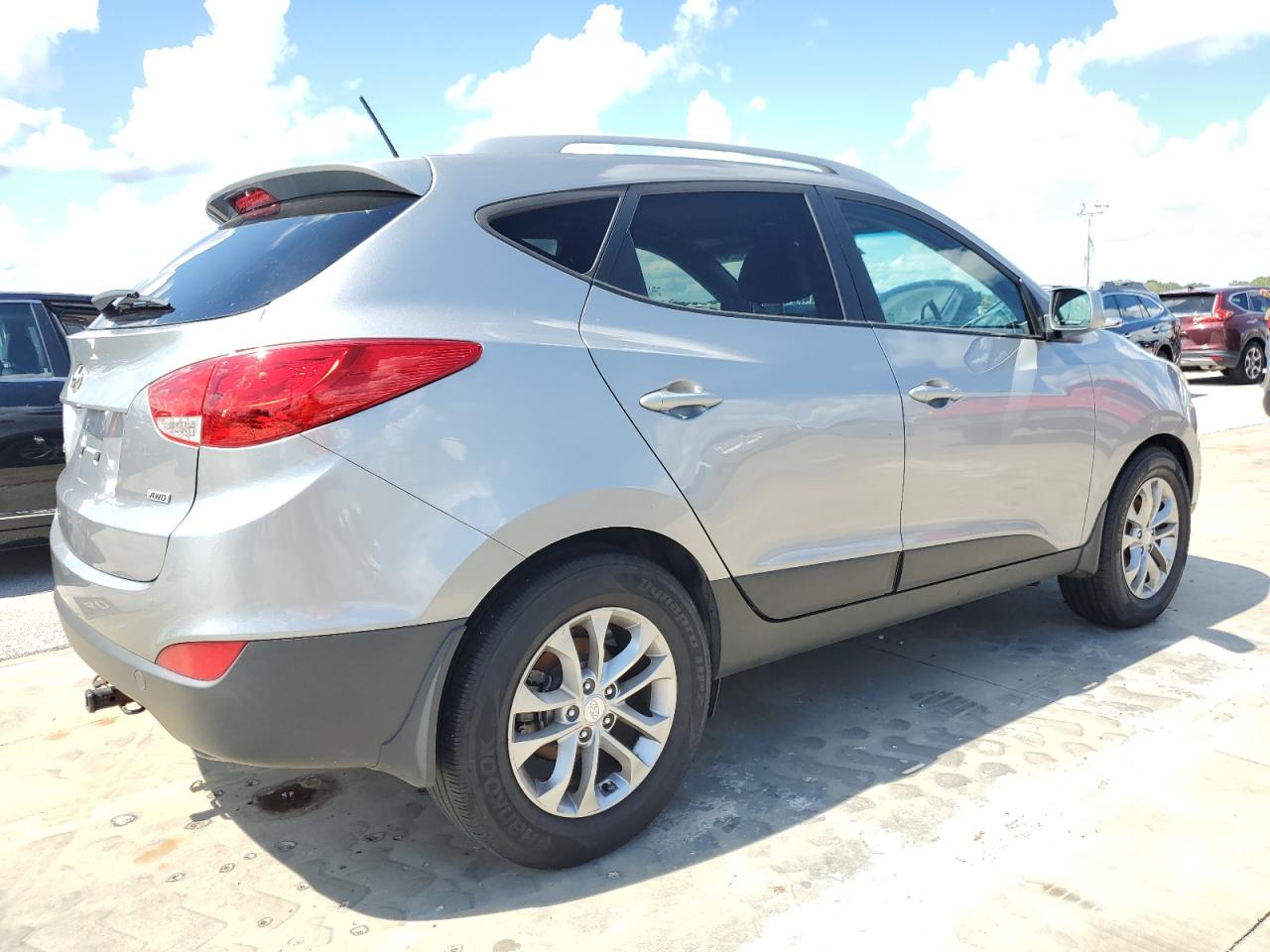 2014 Hyundai Tucson VIN KM8JUCAG6EU898816 Copart auction photo, water/flood damage thumbnail 3