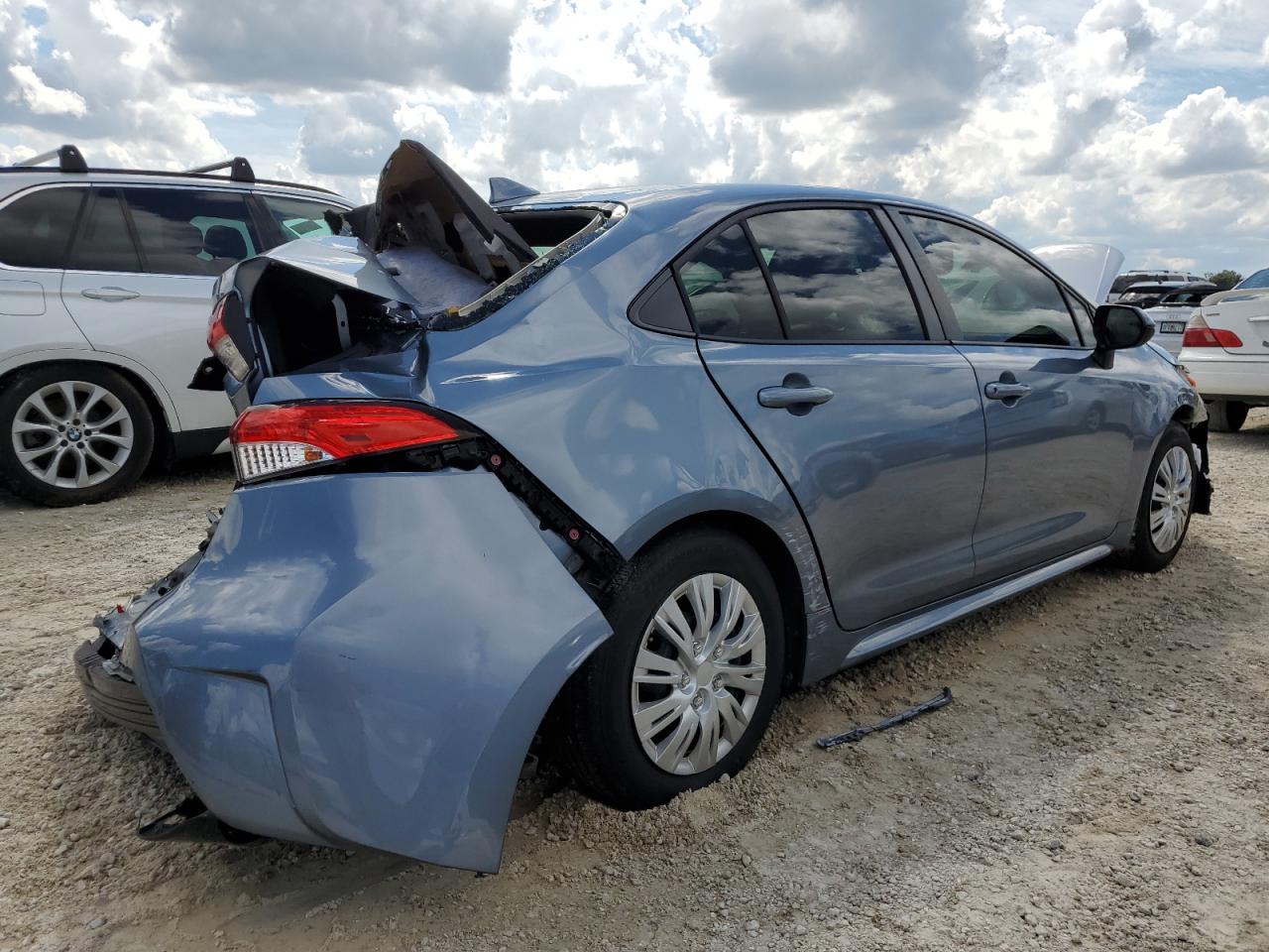 2020 Toyota Corolla VIN JTDDPRAE3LJ082770 Copart auction photo, all over damage thumbnail 3