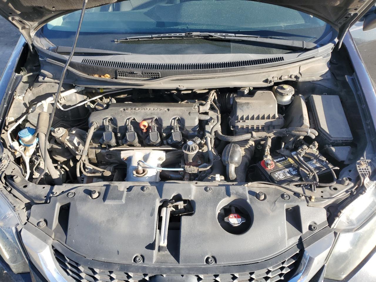 2015 Honda Civic VIN 19XFB2F79FE068026 Copart auction photo, front end / side damage thumbnail 13