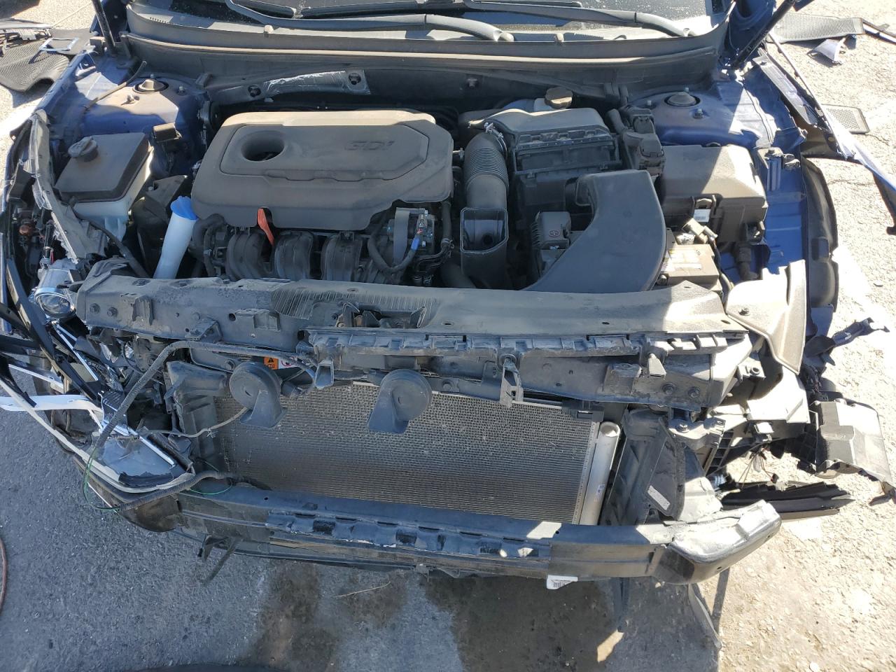 2017 Hyundai Sonata VIN 5NPE34AFXHH580153 Copart auction photo, front end damage thumbnail 13