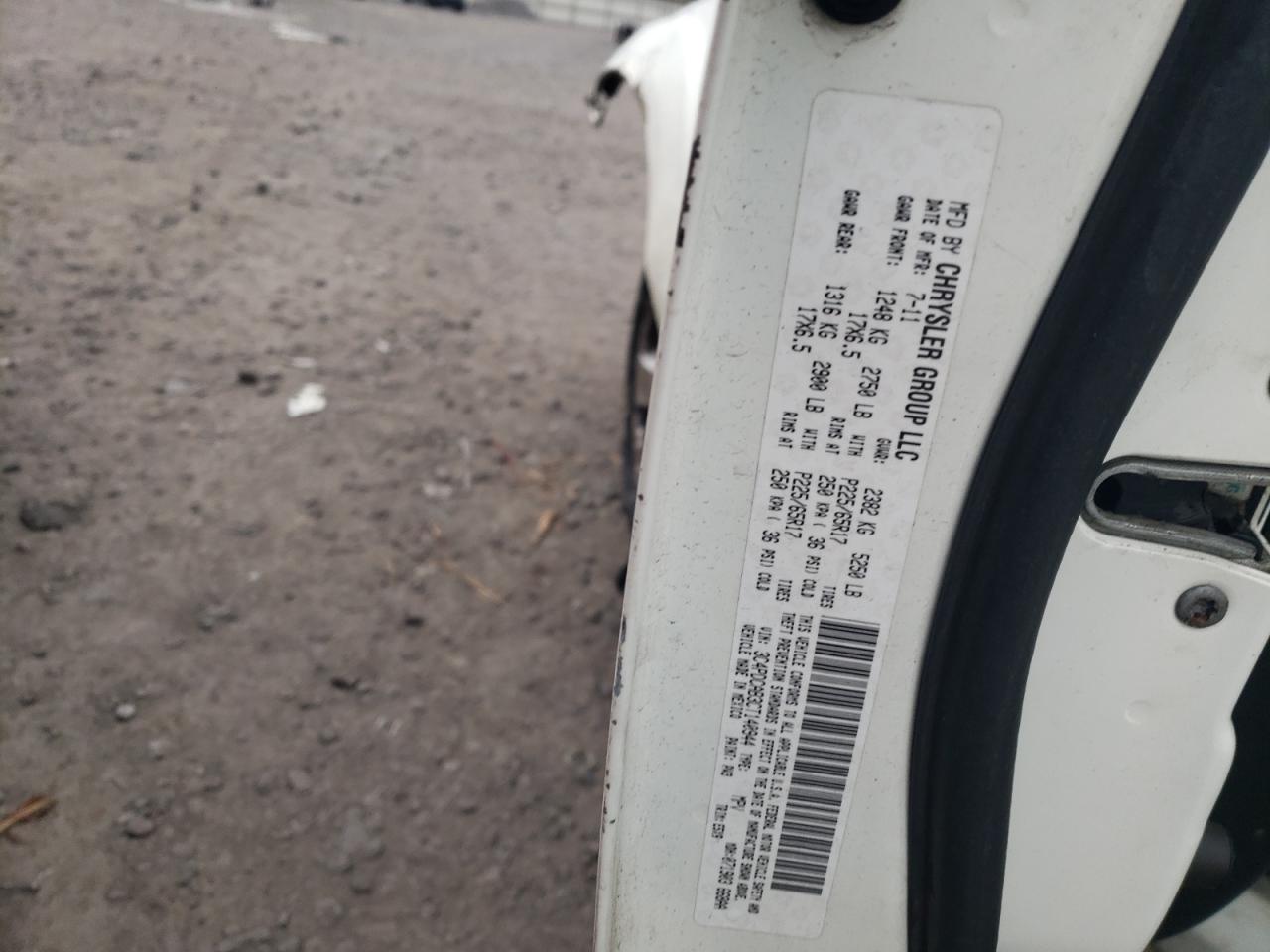 2012 Dodge Journey VIN 3C4PDCAB3CT140944 Copart auction photo, front end damage thumbnail 13