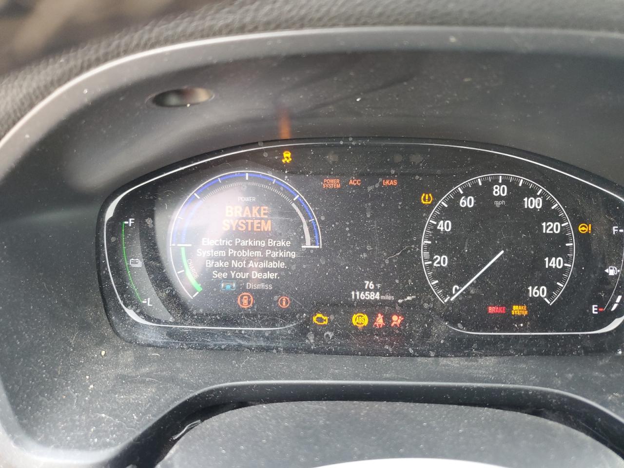 2019 Honda Insight VIN 19XZE4F91KE010441 Copart auction photo, front end / side damage thumbnail 9