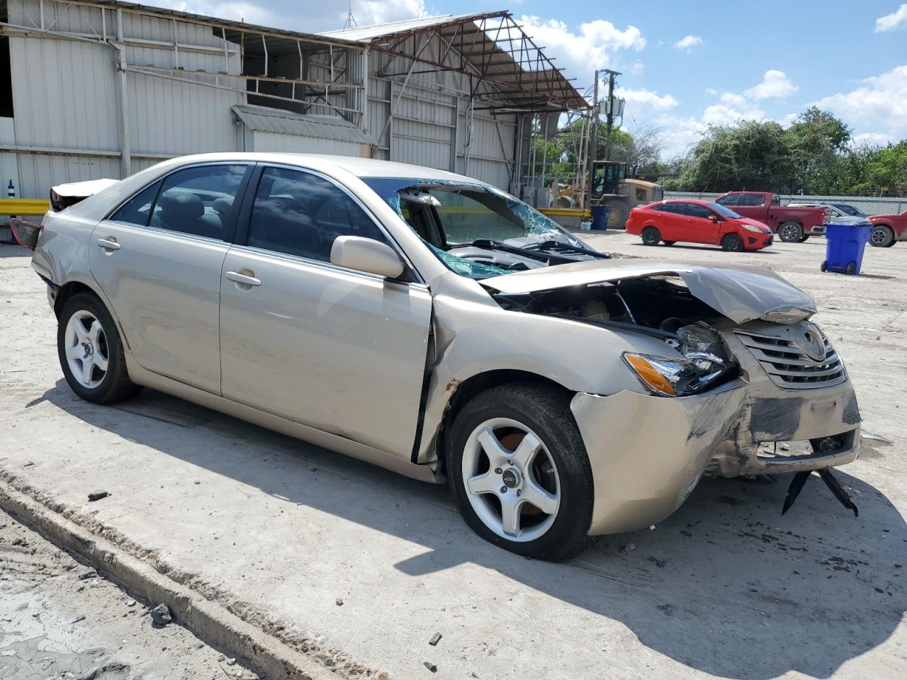 2009 Toyota Camry VIN 4T1BE46K19U416618 Copart auction photo, all over damage thumbnail 4