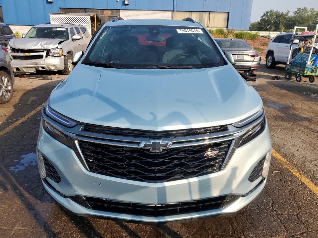 2022 Chevrolet Equinox VIN 2GNAXMEV8N6141271 Copart auction photo, side damage thumbnail 5