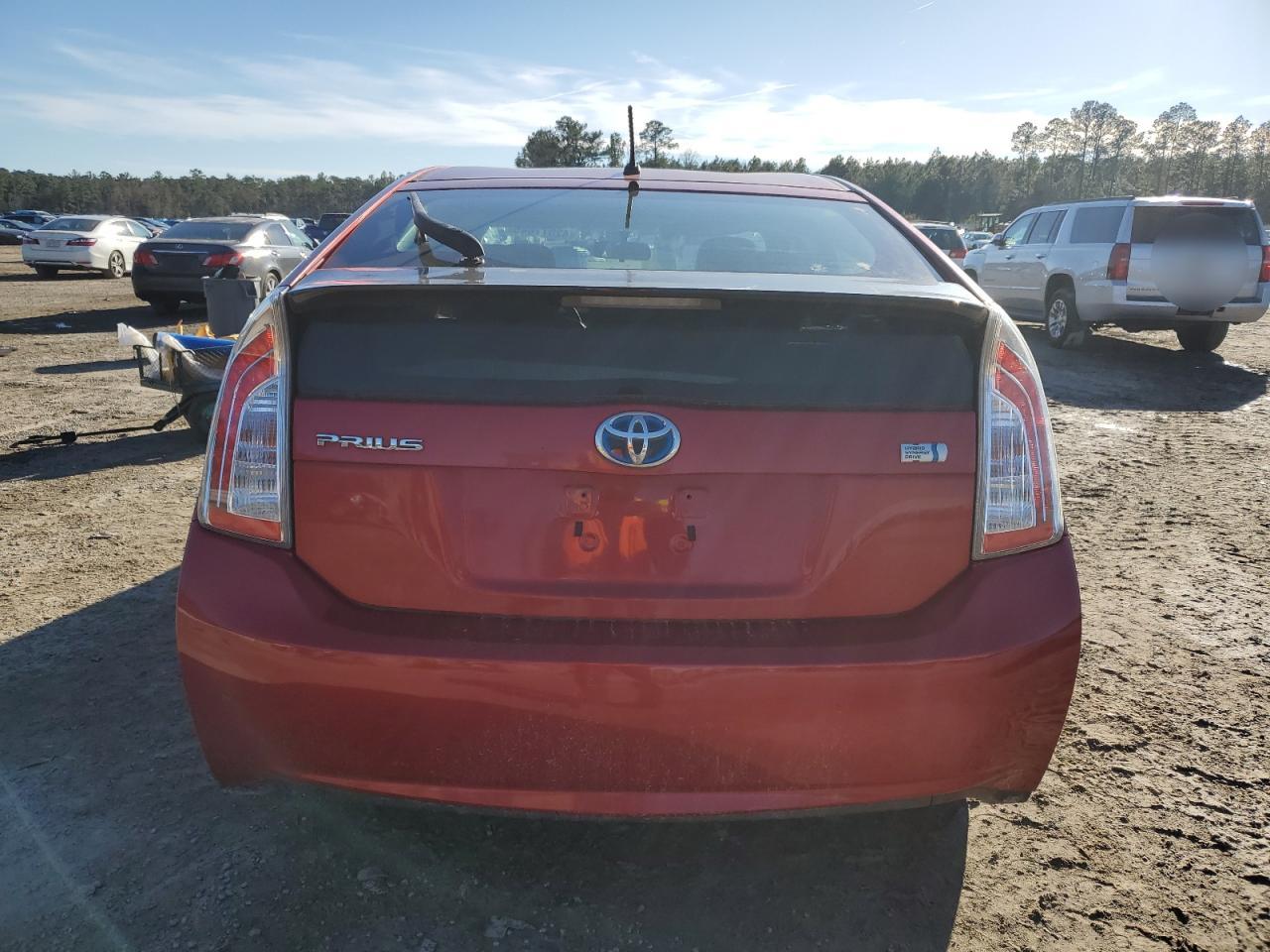 2014 Toyota Prius VIN JTDKN3DU6E1766678 Copart auction photo, front end damage thumbnail 6