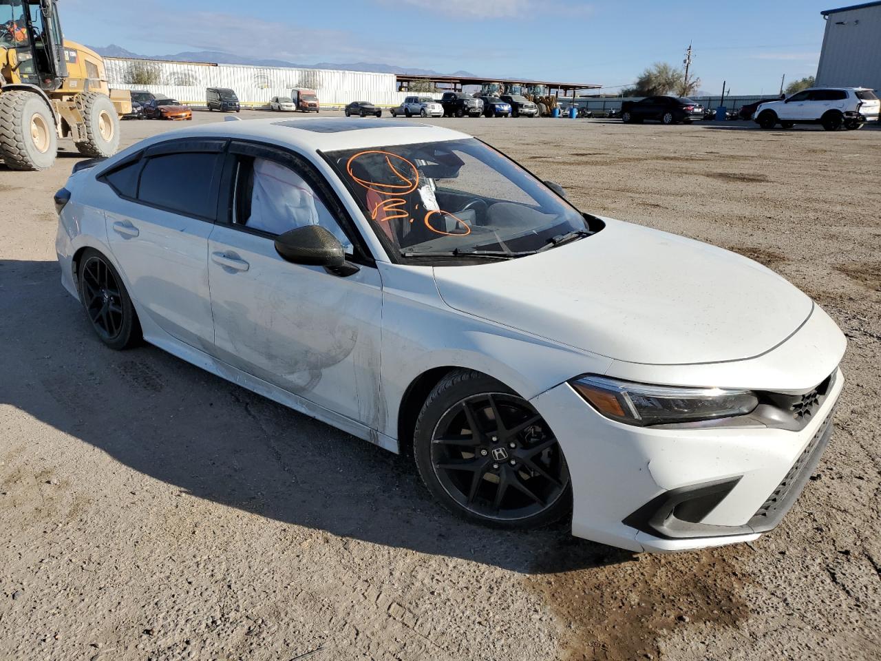 2023 Honda Civic VIN 2HGFE1E56PH472409 Copart auction photo, front end damage thumbnail 4