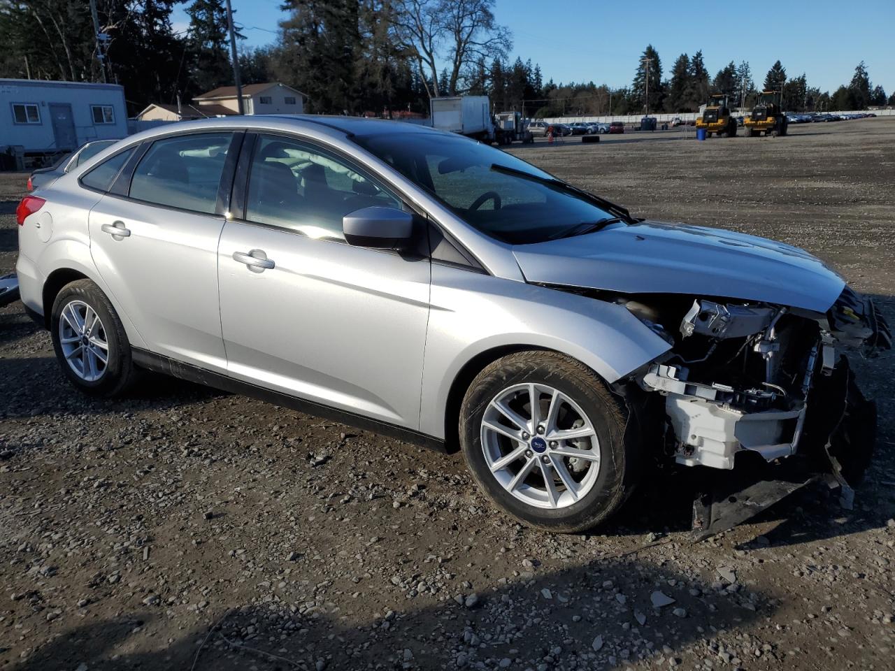 2018 Ford Focus VIN 1FADP3F29JL211923 Copart auction photo, front end / undercarriage damage thumbnail 4