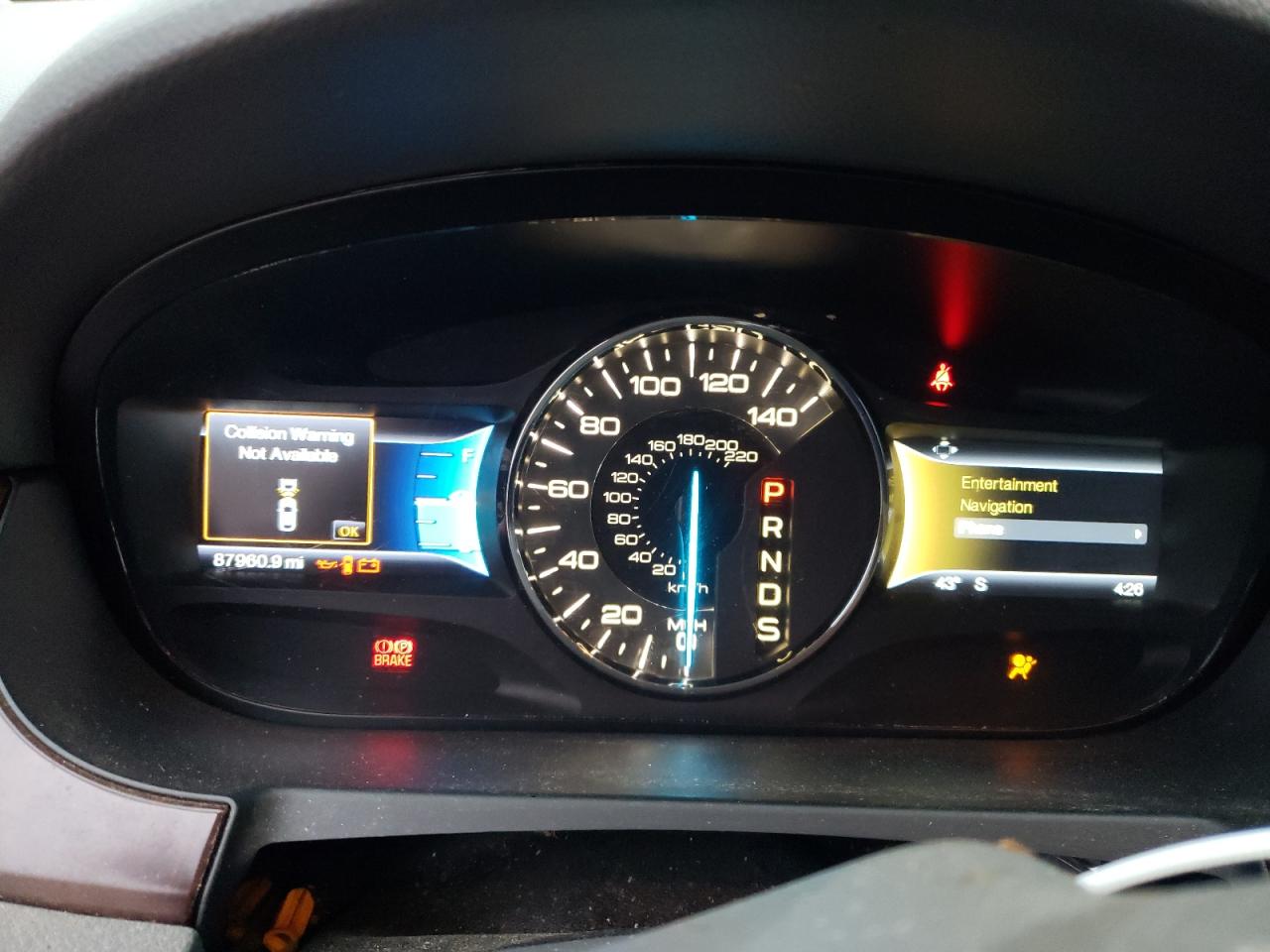 2014 Ford Edge VIN 2FMDK4KC0EBA01094 Copart auction photo, front end damage thumbnail 9