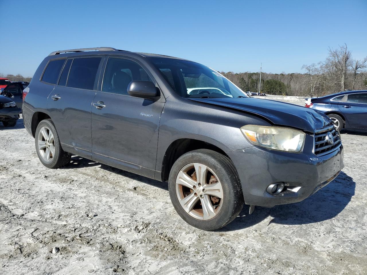 2008 Toyota Highlander VIN JTEDS43A082067250 Copart auction photo, front end damage thumbnail 4