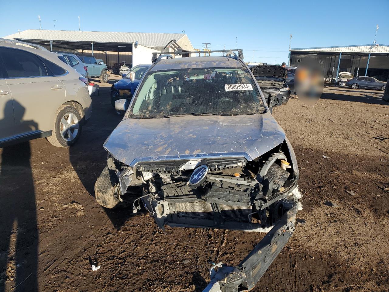 2015 Subaru Forester VIN JF2SJADC4FH549194 Copart auction photo, front end damage thumbnail 5