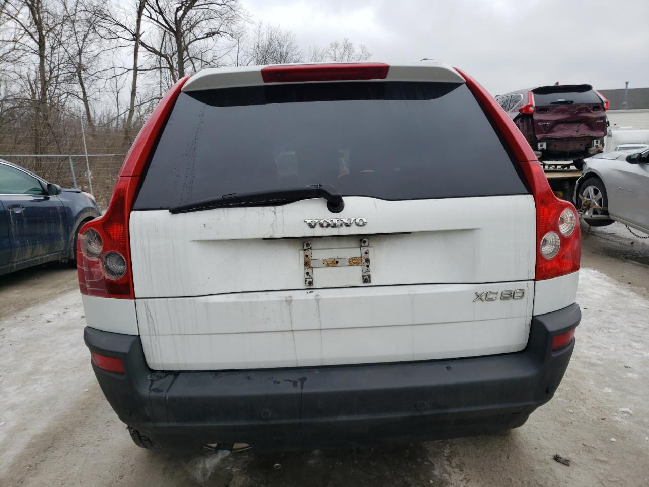 2004 Volvo XC90 VIN YV1CN59H341078982 Copart auction photo, side damage thumbnail 6