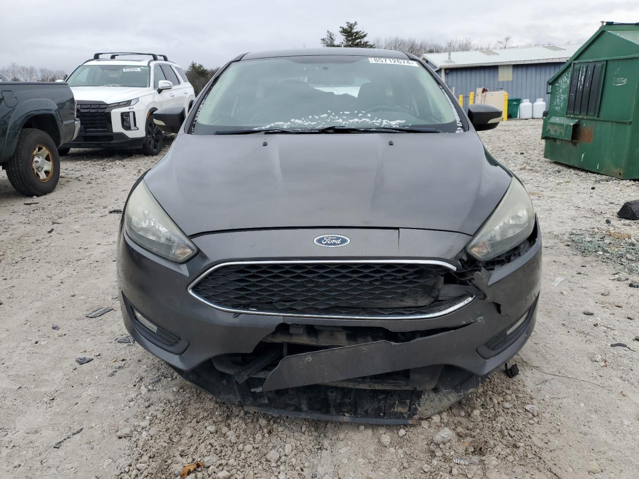 2016 Ford Focus VIN 1FADP3K21GL289109 Copart auction photo, rear end / front end damage thumbnail 5